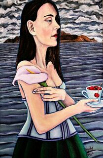 'Cherries in Her Cup' by Heimler and Proc (SOLD)
