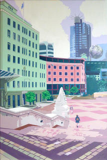 'Civic Square Interplay' by Simon Jay (SOLD)