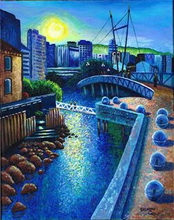 'Sundown Bridge' by Brendan Grant (SOLD)