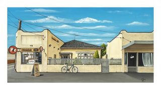 'Island Bay Pie Shop' by Graham Young (SOLD)