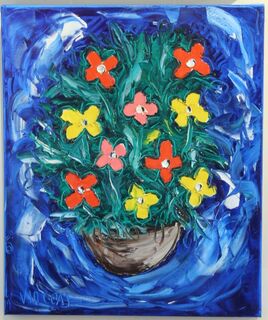 'Floating Flowers No 2' by Vincent Duncan 