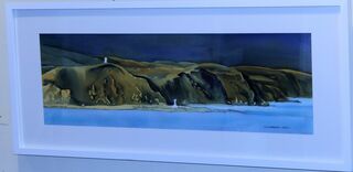 'Pencarrow Lighthouses' by Charlotte Hird (SOLD)