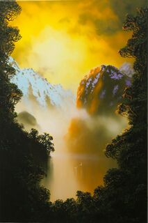 'Evening Gold Fiordland' by Jamie Stewart