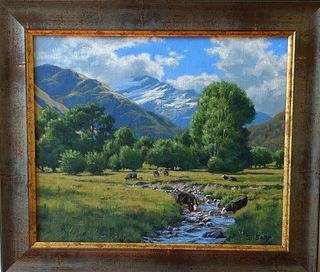 'Matukituki Valley' by Sam Earp (SOLD)