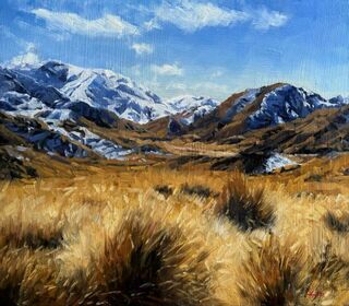 'Lindis Pass' by Iwen Yong (SOLD)