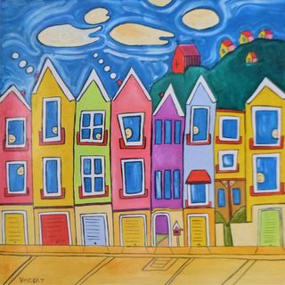 'The Seven Sisters Oriental Bay' by Vincent Duncan