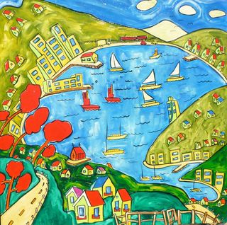 'Pohutukawas in Summer' by Vincent Duncan