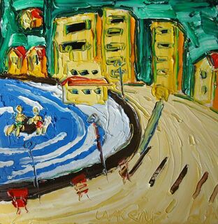 'Swim to the Raft' by Vincent Duncan