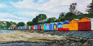 'Titahi Bay Boat Sheds' by Ronda Thompson