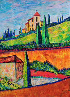'Tuscany Tour 1' by Jane Hyder (SOLD)