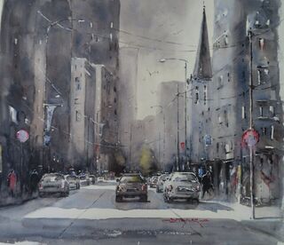 'Willis St' by Dianne Taylor (SOLD)
