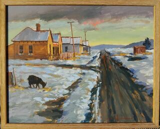 'Winter Evening Rangataua' by Bill MacCormick (SOLD)