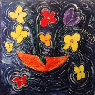 'Flowers in a Bowl' by Vincent Duncan