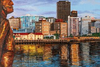 'Wake up Welly Night watch is Over' by Ronda Thompson (SOLD)