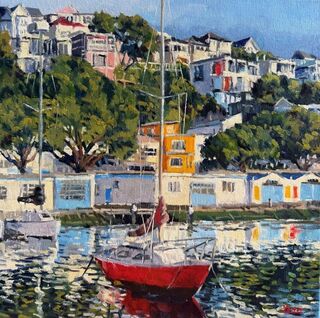 'The Boat Harbour' by Iwen Yong (SOLD)