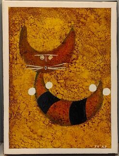 'Cat Games' by Paul Vincent (SOLD)