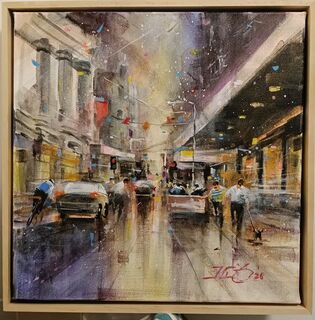 'An Evening on Cuba St' by Kit Ong (SOLD)