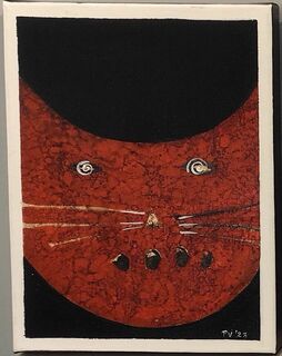 'Face of a Cat' by Paul Vincent (SOLD)