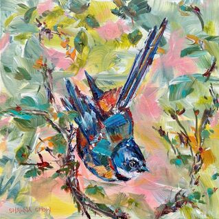 'Piwakawaka in the Treetops' by Shawna Chow