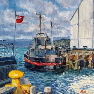 'Wellington Harbour' by Iwen Yong (SOLD)