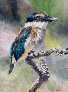 'Koatre Kingfisher No 2' by Iwen Yong (SOLD)
