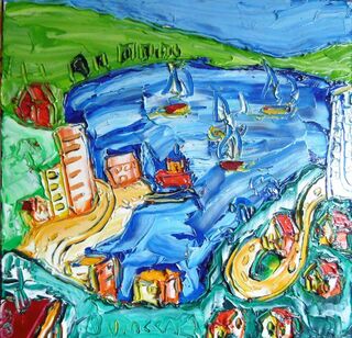 'The View from Mt Vic' by Vincent Duncan (SOLD)