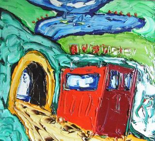 'Cable Car to Kelburn' by Vincent Duncan (SOLD)