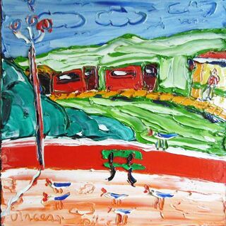 'Cable Car to Kelburn No 2' by Vincent Duncan