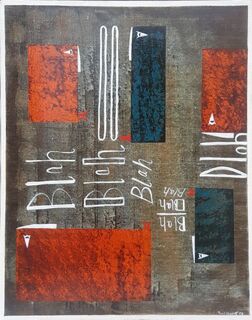 'Love and Blah' by Paul Vincent (SOLD)