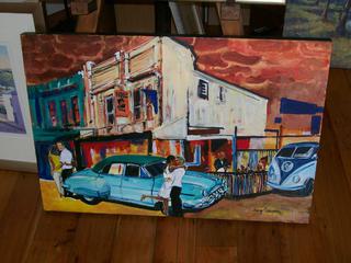 Fidels Cafe by George Thompson (SOLD)
