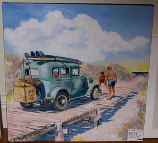Pioneer Surfers by George Thompson (SOLD)